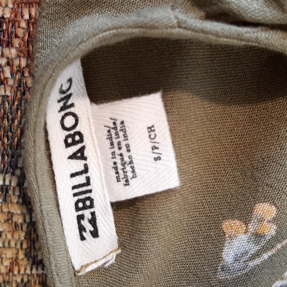 Billabong Tye Front Crop Top Size Small - Picture 4 of 11